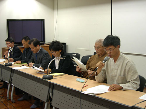 6일 열린 환경시민단체들의 기자회견