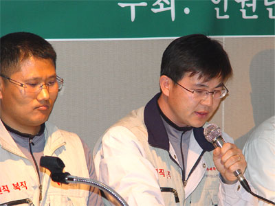 엘지정유 해고노동자복직투쟁위원회 신범식 위원장