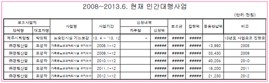 금액이 ###로 표시되어있어 얼마의 예산이 쓰였는지 확인할 수 없다. 엑셀에서 셀의 길이가 작아 숫자가 다 표시되지 않은 것이 pdf로 변환되면서 그대로 캡쳐되었기 때문이다. 