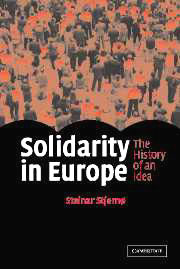 <Solidarity in Europe> 책 표지 <br />
<출처 www.cambridge.org>