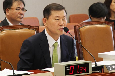 2015년 이성호 인권위원장 청문회 모습