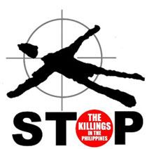 필리핀에서의 정치적 살해를 중단하라!<출처; www.stopthekillings.org>